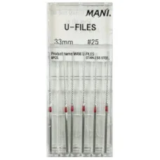 U-files "25" (33 мм) червоні, Mani
